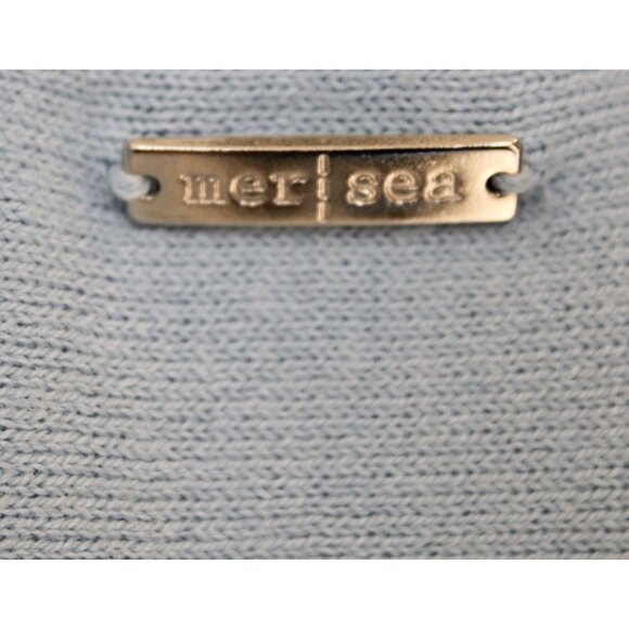 MERSEA Catalina Travel Sweater Oversized Light Blue, Size S/M WITH SNAG FLAW - Picture 9 of 13
